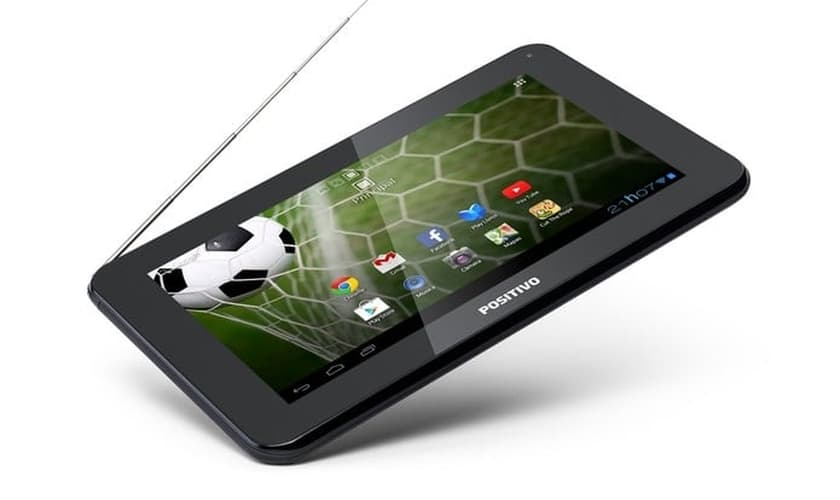 Positivo T701 TV é um tablet com TV Digital, tela de sete polegadas e Android Jelly Bean