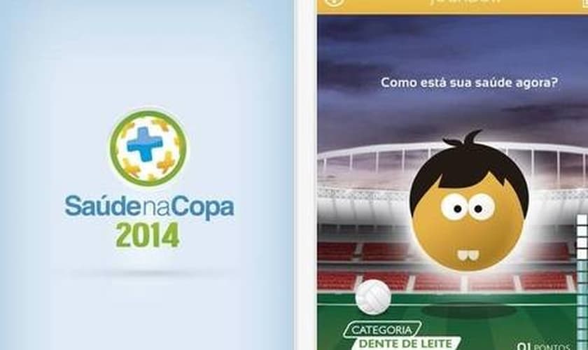 aplicativo Saúde na Copa