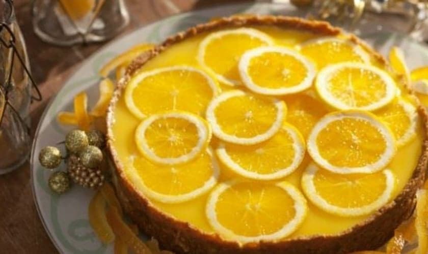 cheesecake de laranja