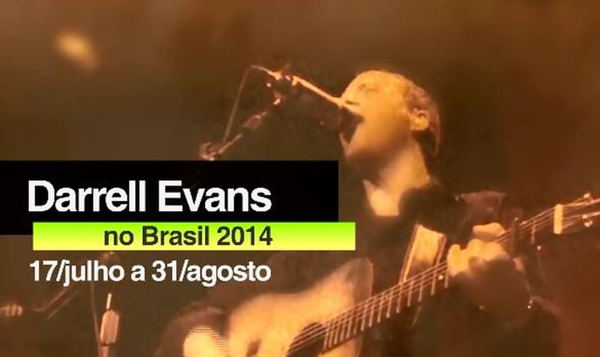 Darrell Evans chega ao Brasil nesta quinta (17); confira a agenda completa