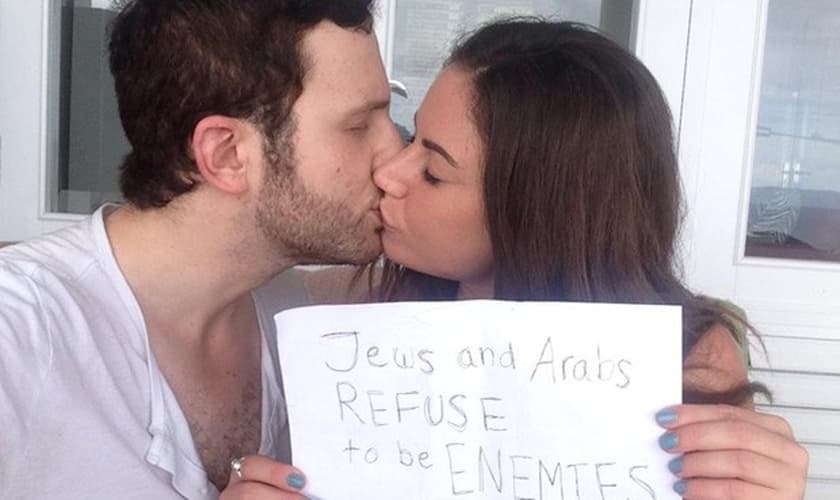 casal árabe-israelense