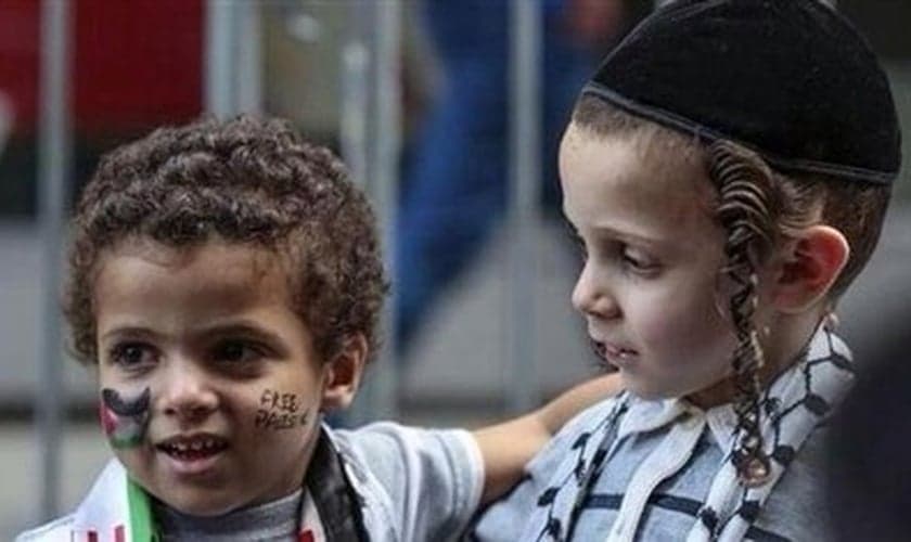 campanha judeus e árabes