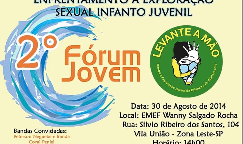 Batalha contra a exploração sexual infantil será tema do 2º Fórum Jovem