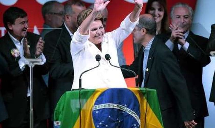 Presidente Dilma Rousseff foi reeleita neste domingo