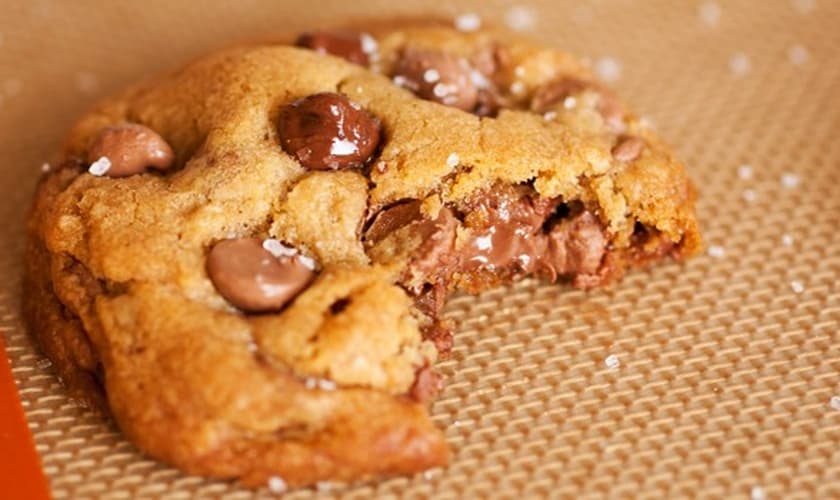 Cookie recheado com Nutella