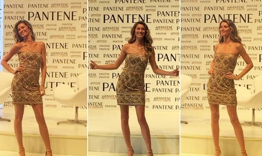 modelo Gisele Bündchen em evento