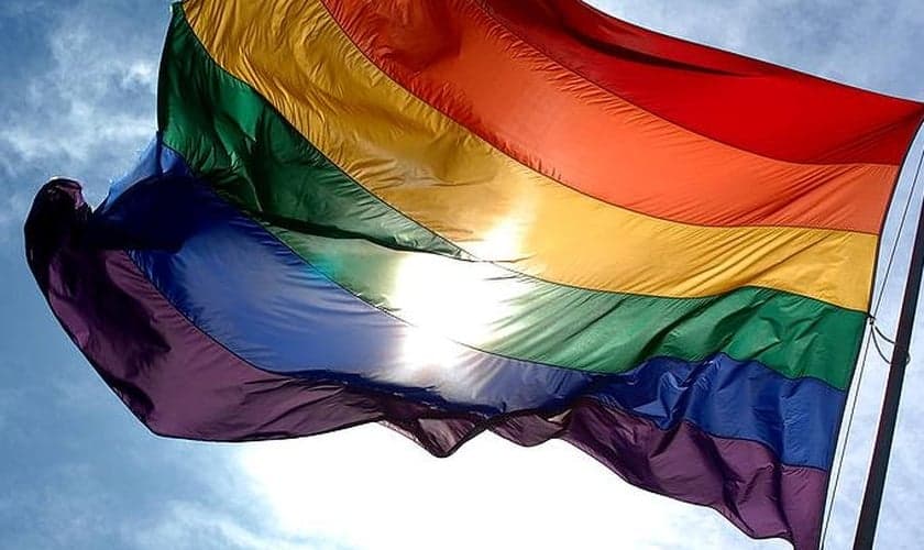 Imagem ilustrativa: bandeira gay.