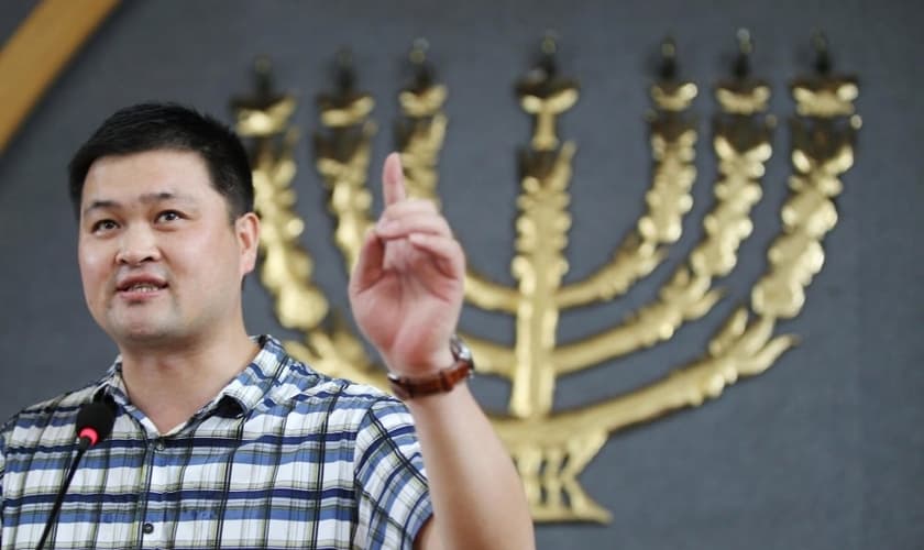 Pastor Huang Yizi, de 40 anos, preso por ir contra uma campanha de demolições de igrejas. (Scmp/ Simon Song)
