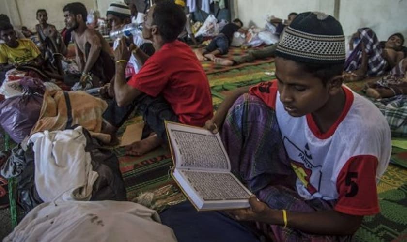 Imigrantes em refúgio