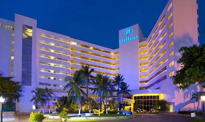 Fachada do Hotel Hilton, em Cartagena (Colômbia)