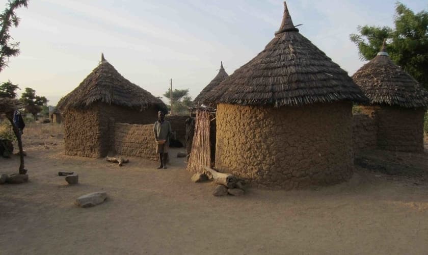 Típica vila em Camarões
