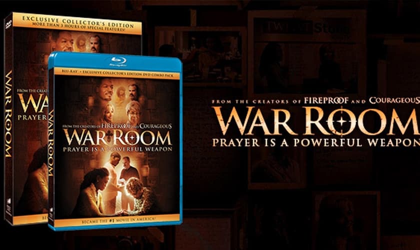 DVD e Blu-ray do filme Quarto de Guerra