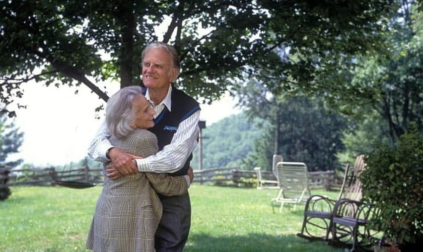 Billy Graham e sua esposa, Ruth. (Foto: Getty Images)