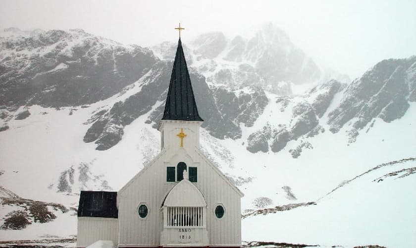 Igreja Luterana da Noruega em Grytviken, em 2004. (Foto: Wikipedia)