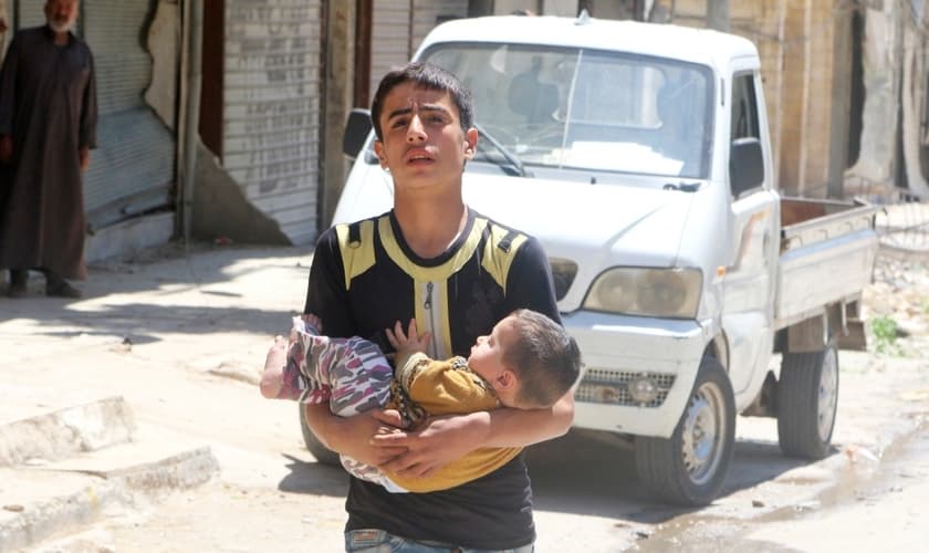 Dos 65 mortos do dia 3 de maio, cerca de 35 morreram quando o Hospital Dabbit. (Foto: Reuters).