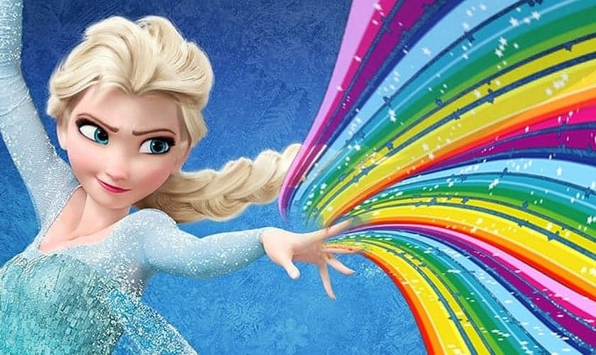 Usuários das mídias sociais geraram polêmica ao lançar uma campanha recentemente, pedindo que na sequência do sucesso 'Frozen', a personagem principal, princesa Elsa ganhe uma namorada. (Imagem: Social News Daily)