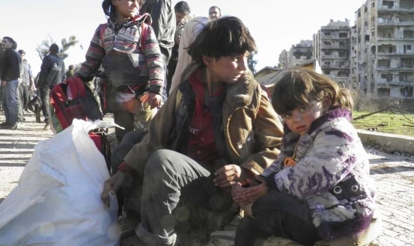 As reuniões de oração do dia 1º de junho irão contar com a participação de crianças na Síria. (Foto: Reuters)