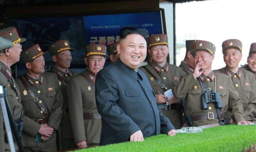A Coreia do Norte está em uma série de detenções de cristãos e Kim Hak-song é o quarto. (Foto: AFP).