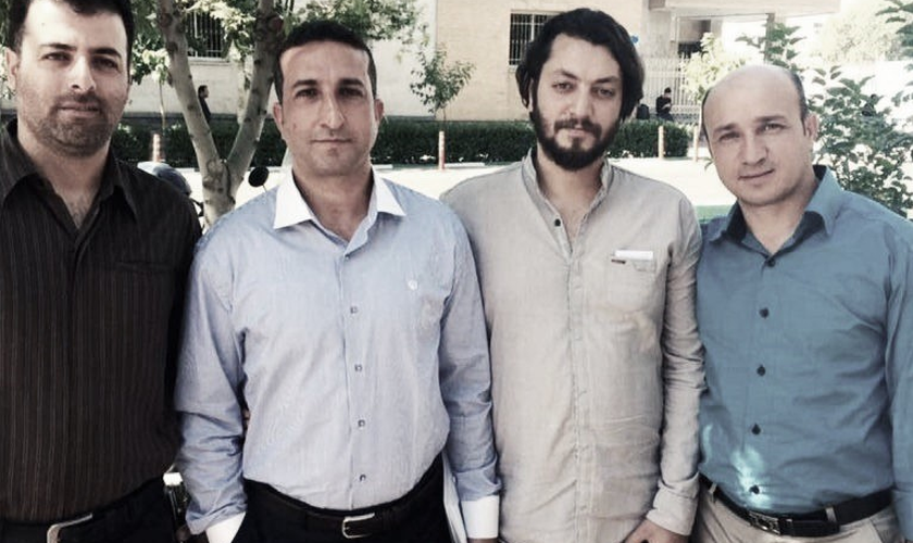 Da esquerda para direita: Saheb Fadaie, Youcef Nadarkhani, Yasser Mossayebzadeh e Mohammad Reza Omidi. (Foto: Reprodução).