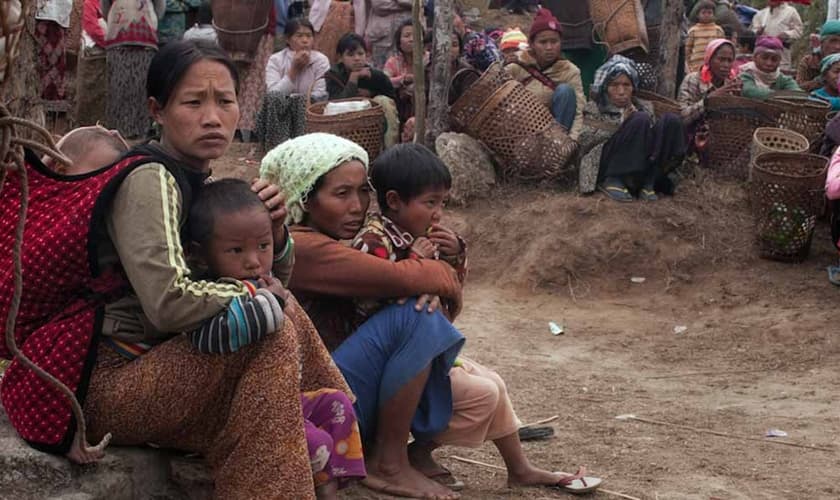 Cristãos da etnia Kachin estão sofrendo genocídio em Mianmar. (Foto: Portas Abertas - EUA)