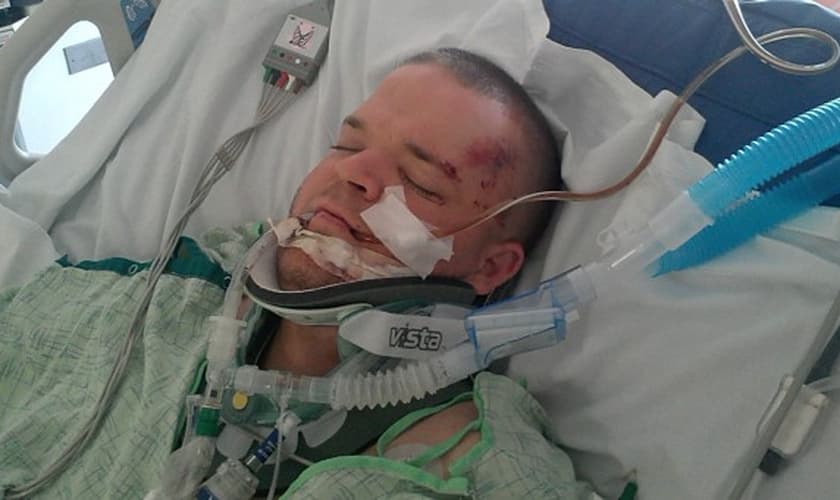 Jeff Huxford teve que deixar a medicina após sofrer uma lesão cerebral. (Foto: Jeff Huxford)