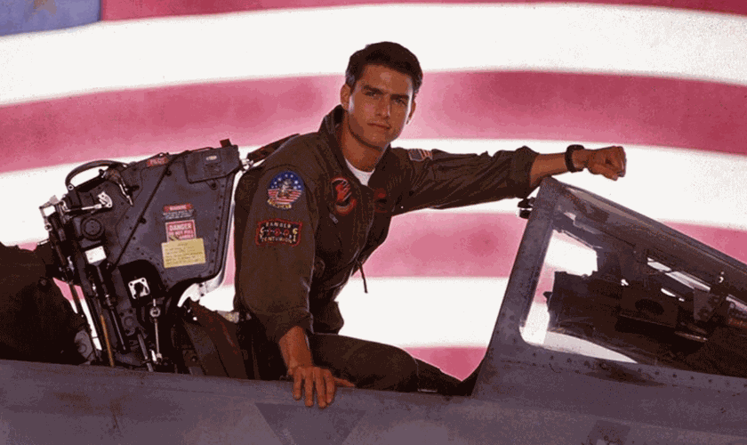 Estrelado por Tom Cruise, Top Gun foi um sucesso internacional nos cinemas, ao final dos anos 80. (Imagem: CBS News)