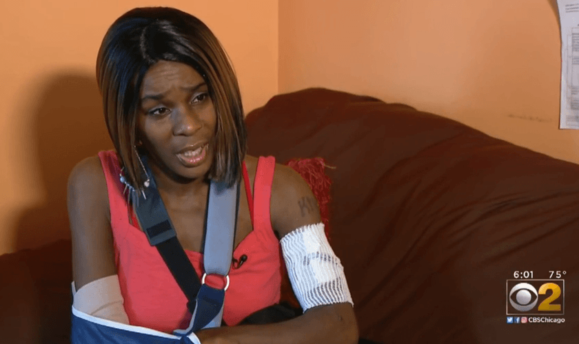 Kewane Jones conta como escapou da morte. (Foto: Reprodução/CBS)