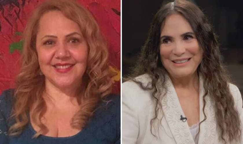 Jane Silva e Regina Duarte: convite aceito. (Foto: Reprodução/Globo/SDC)