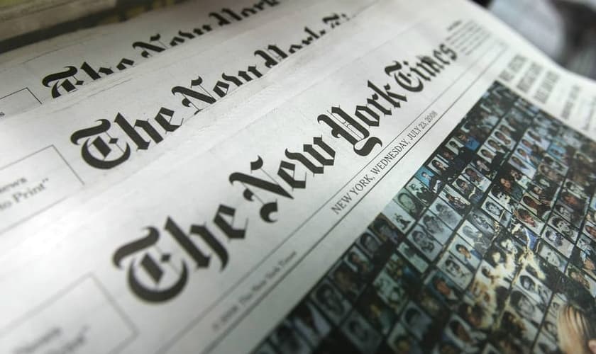 The New York Times é um dos jornais mais conhecidos dos EUA e publicou um artigo acusando evangélicos de serem os culpados pela pandemia do coronavírus. (Foto: Wikimedia Commons.)