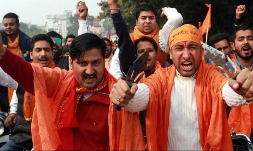O radicalismo hindu tem levado milhares de cristãos a sofrerem diversos tipos de agressão na Índia. (Foto: Kashmir Observer)