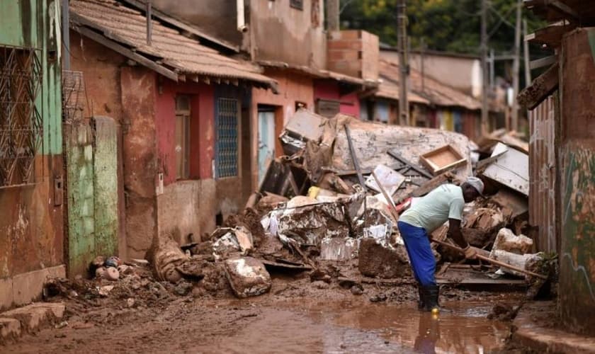 Fortes chuvas causaram mortes e destruição em MG no ano passado. (Foto: AFP)
