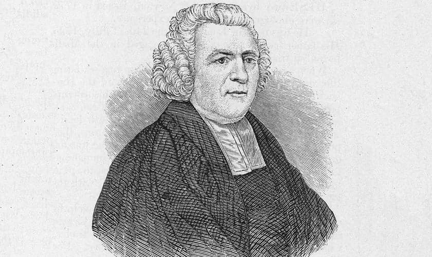 John Newton, clérigo e poeta religioso inglês, autor do popular hino “Amazing Grace”. (Foto: Arquivo Hulton / Imagens Getty)