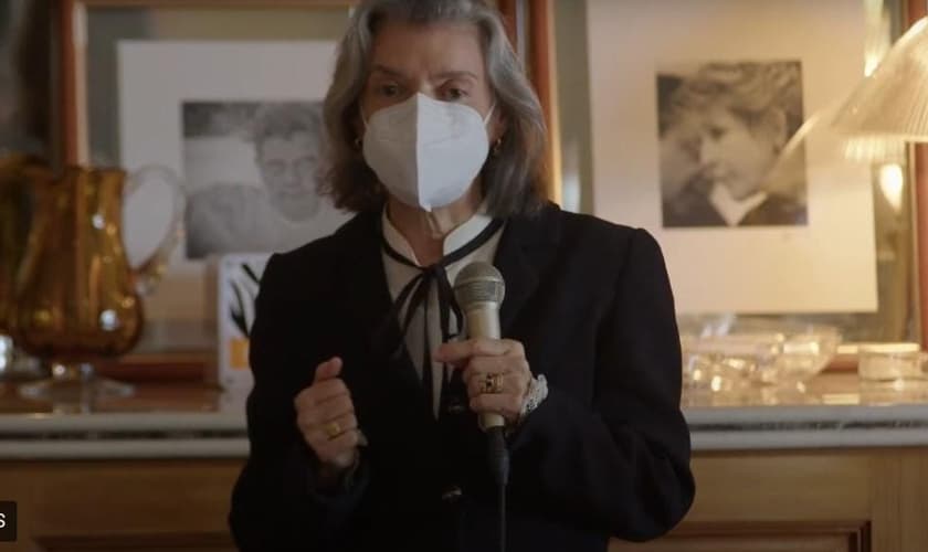 Ministra Cármen Lúcia participou de reunião organizada por Marta Suplicy, em 28 de janeiro de 2022. (Foto: Captura de tela/YouTube Brasil Mulheres)