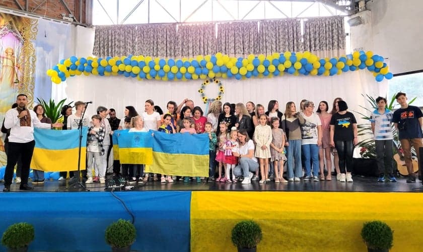 Os batistas brasileiros receberam os refugiados da Ucrânia pela primeira vez em março de 2022. (Foto: IMB)