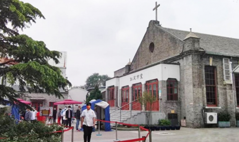 Igreja Gangwashi em Pequim durante o primeiro semestre de 2022. (Foto: Imagem ilustrativa/Gangwashi Church).