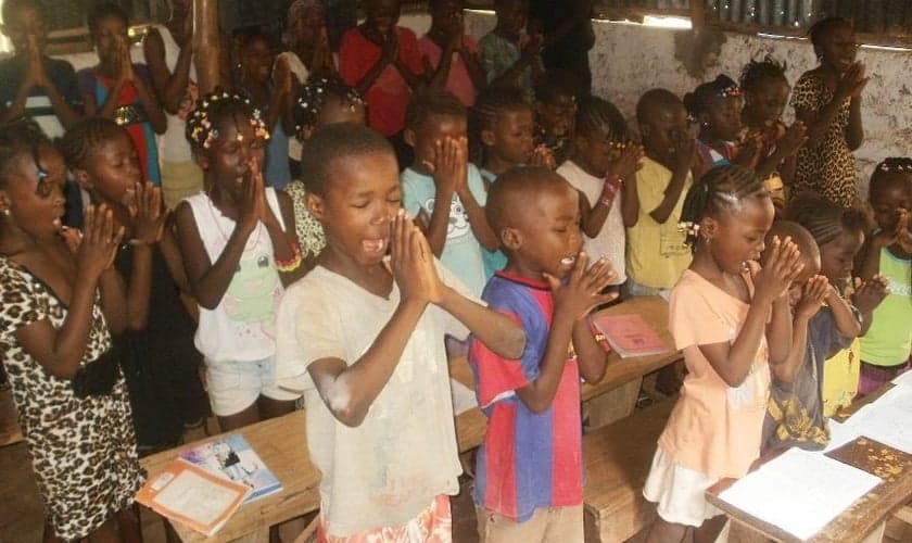 Imagem ilustrativa de culto infantil. (Foto: Church of the Nazarene-Africa Region)