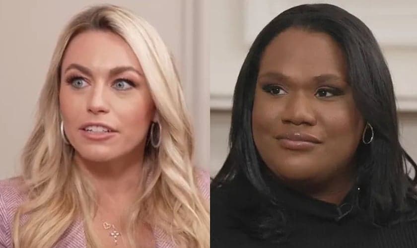 Mulheres durante o estudo bíblico. (Foto: Reprodução/Fox News/Ainsley's Bible Study)