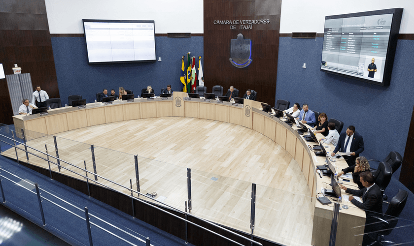 Câmara de Vereadores de Itajaí. (Foto: Davi Spuldaro/CVI)