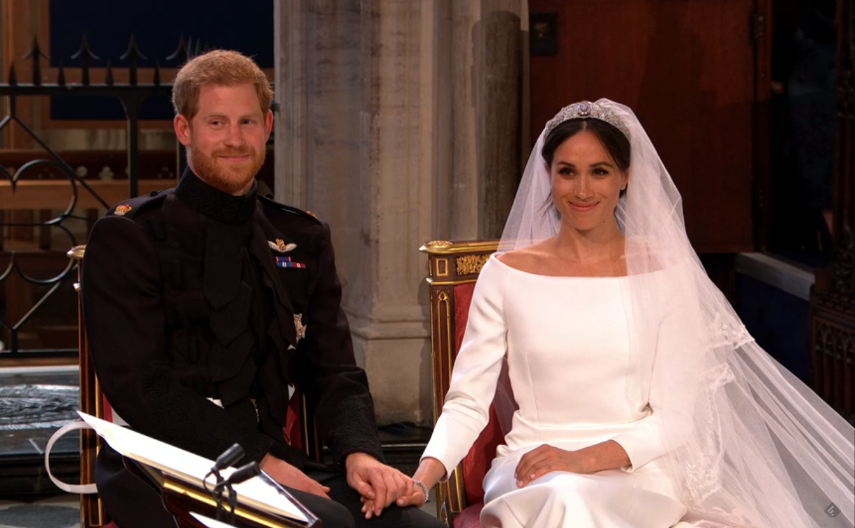 Casamento real do Príncipe Harry e Meghan Markle. (Foto: BBC).