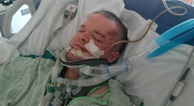 Jeff Huxford teve que deixar a medicina após sofrer uma lesão cerebral. (Foto: Jeff Huxford)