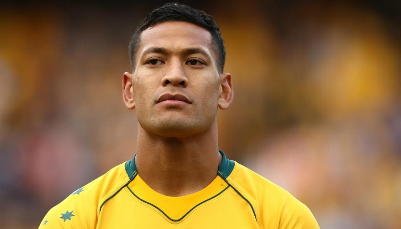 Israel Folau foi demitido por postar versículo bíblico que cita a homossexualidade como pecado. (Foto: Getty Images)