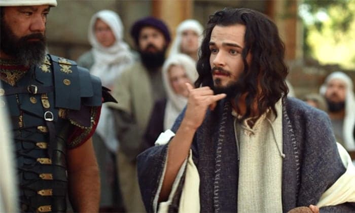 Cena piloto do filme sobre Jesus em língua de sinais. (Foto: Reprodução/Deaf Missions/MNN)