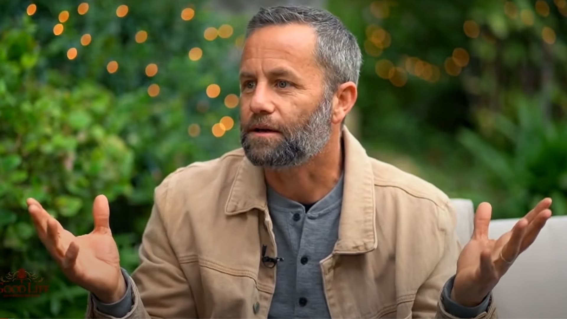 Ator Kirk Cameron. (Fonte: Captura de tela: YouTube/Good Life TV)
