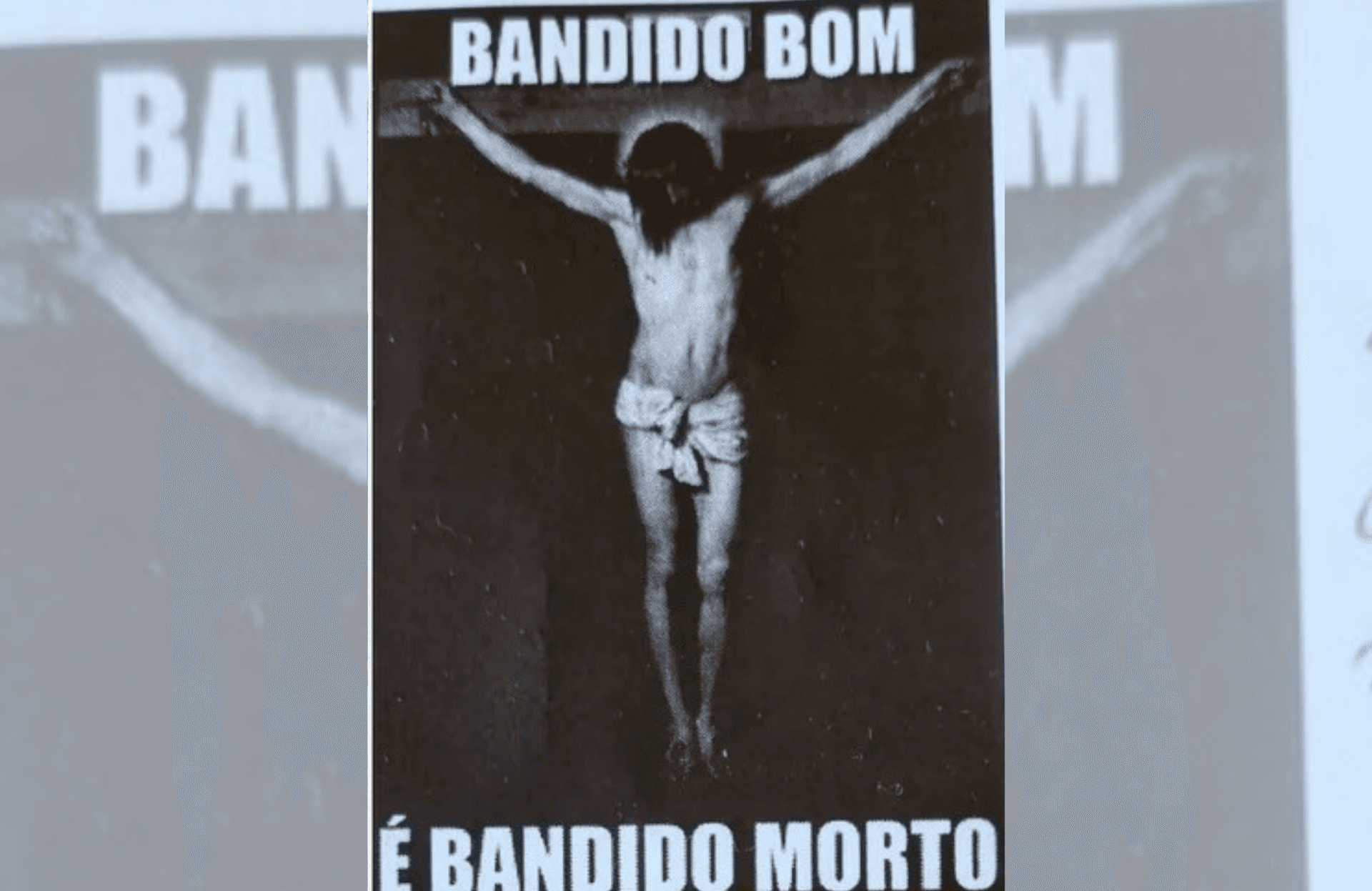 Meme com imagem de Jesus. (Mário Gomes/Instagram)