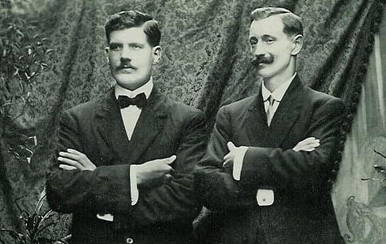 Os missionários suecos Gunnar Vingren e Daniel Berg. (Fotos: Public Domain)