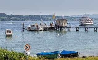 Atracação de barcos em Dingelsdorf, no Lago de Constança, na Alemanha. (Foto ilustrativa: Creative Commons)