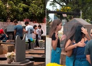 O grupo de adolescentes levou o consolo de Jesus às pessoas enlutadas em Rio Verde (GO). (Foto: Reprodução/Instagram/Aureliano Vieira).