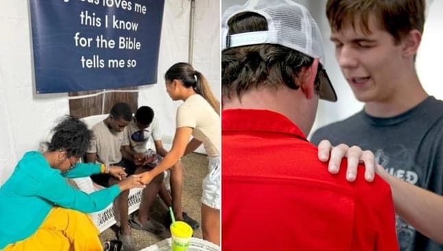 Os Batistas do Sul evangelizaram durante a Feira Estadual do Mississippi. (Foto: Cortesia/Don Lum/Reprodução/Instagram/Mississippi Baptist Convention).