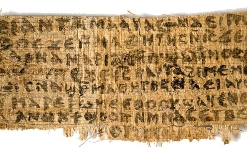 Antigo fragmento do Evangelho de Marcos foi oficialmente datado. (Foto: Sociedade de Exploração do Egito)