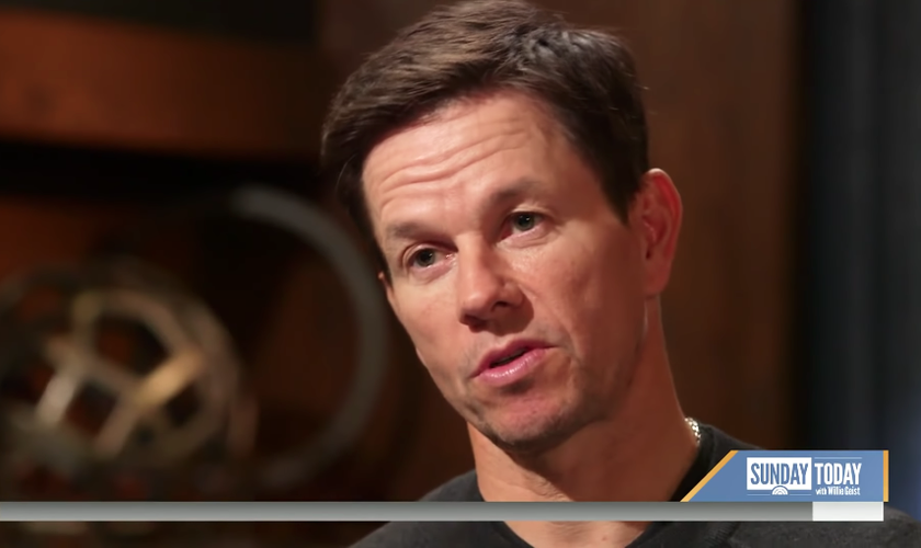 Ator Mark Wahlberg. (Foto: Captura de tela/YouTube/TODAY)